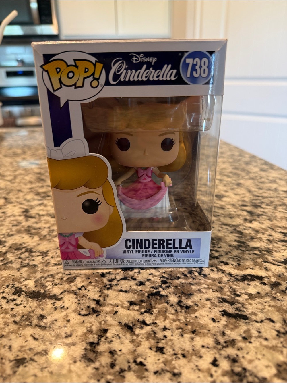 Funko Cinderella in Pink and Blonde Vinyl Figure